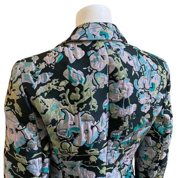 NWT ETCETERA Blazer In Bloom Print, size 2 - Picture 7 of 16